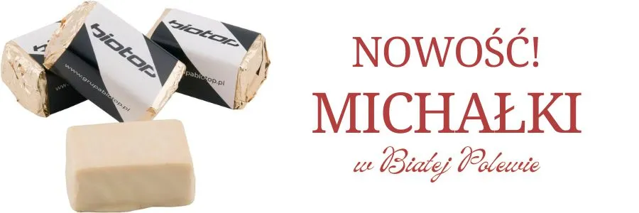 Nowość! - Cukierki Reklamowe - Białe Michałki Reklamowe